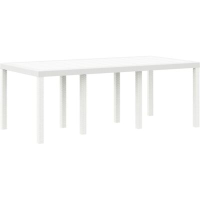 Stół Ogrodowy Biały 200x100x73 cm Vidaxl - Stół Ogrodowy Stół Ogrodowy Biały 200x100x73 cm Vidaxl - Stół Ogrodowy