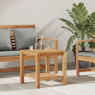 vidaXL Stolik kawowy Brązowy 45 x 45 x 45 cm Lite drewno vidaXL Stolik kawowy Brązowy 45 x 45 x 45 cm Lite drewno