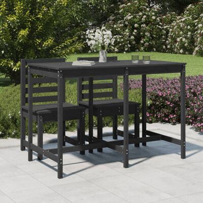 VMP Stolik ogrodowy, szary, 159,5x82,5x110 cm, lite drewno sosnowe VMP Stolik ogrodowy, szary, 159,5x82,5x110 cm, lite drewno sosnowe
