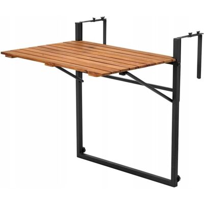 Ekvip STOLIK STÓŁ BALKONOWY SKŁADANY WISZĄCY NA BALUSTRADĘ 57 x 43 x 60 cm Ekvip STOLIK STÓŁ BALKONOWY SKŁADANY WISZĄCY NA BALUSTRADĘ 57 x 43 x 60 cm