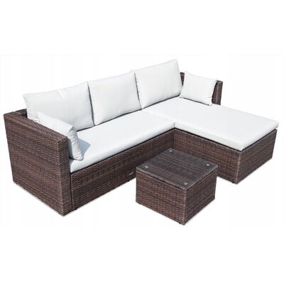 Focus Garden Technorattanowy Narożnik Ogrodowy Lizbona Brown Focus Garden Technorattanowy Narożnik Ogrodowy Lizbona Brown