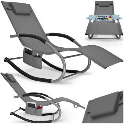 Inny producent TecTake Leżak ogrodowy Taya, ergonomiczny, funkcja bujania Inny producent TecTake Leżak ogrodowy Taya, ergonomiczny, funkcja bujania