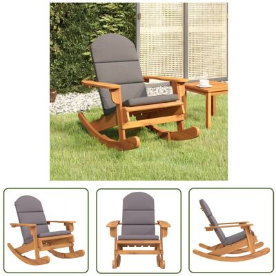 The Living Store Fotel Bujany Adirondack Z Poduszkami - Lite Drewno Akacjowe - Fotel Bujany The Living Store Fotel Bujany Adirondack Z Poduszkami - Lite Drewno Akacjowe - Fotel Bujany