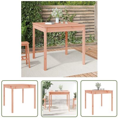 The Living Store Stół ogrodowy - 82 -5x82 -5x76 cm - lite drewno daglezjowe - Stół Ogrodowy The Living Store Stół ogrodowy - 82 -5x82 -5x76 cm - lite drewno daglezjowe - Stół Ogrodowy