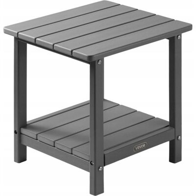 VEVOR STOLIK BOCZNY OGRODOWY Z TWORZYWA HDPE 45X38X44 CM SOLIDNY SZARY VEVOR STOLIK BOCZNY OGRODOWY Z TWORZYWA HDPE 45X38X44 CM SOLIDNY SZARY