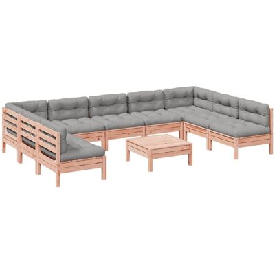 vidaXL Zestaw Mebli Ogrodowych - Modularny, Odporne na Warunki Atmosferyczne, Drewno Douglas vidaXL Zestaw Mebli Ogrodowych - Modularny, Odporne na Warunki Atmosferyczne, Drewno Douglas