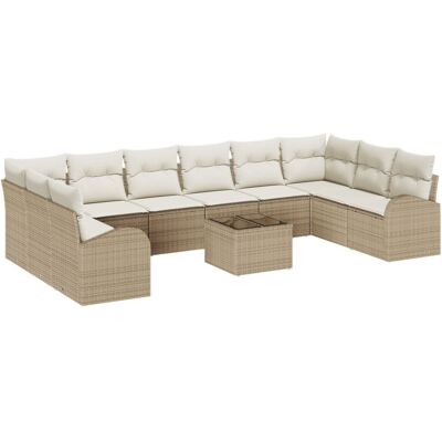 vidaXL 11-elementowy zestaw sof ogrodowych z poduszkami brązowy poli rattan, vidaXL dwuosobowa sofa ogrodowa z miejscem do przechowywania i poduszka.. vidaXL 11-elementowy zestaw sof ogrodowych z poduszkami brązowy poli rattan, vidaXL dwuosobowa sofa ogrodowa z miejscem do przechowywania i poduszka..