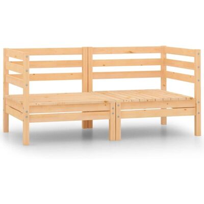 vidaXL Sofa ogrodowe 2-osobowe z drewna sosnowego - Sofa ogrodowa vidaXL Sofa ogrodowe 2-osobowe z drewna sosnowego - Sofa ogrodowa