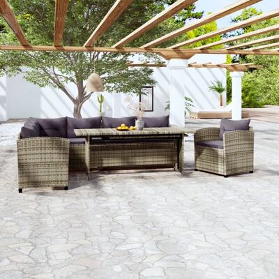 Zestaw Ogrodowy vidaXL - Wodoodporny Rattan - Nowoczesne Meble Ogrodowe Zestaw Ogrodowy vidaXL - Wodoodporny Rattan - Nowoczesne Meble Ogrodowe