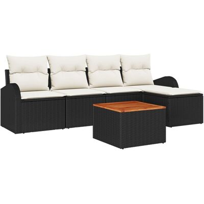 vidaXL 6-Częściowy Zestaw Sof Ogrodowych z Poduszkami Czarny Polirattan Akacja, vidaXL 2-osobowa Sofa Ogrodowa z Miejscem na Przechowywanie i Podusz.. vidaXL 6-Częściowy Zestaw Sof Ogrodowych z Poduszkami Czarny Polirattan Akacja, vidaXL 2-osobowa Sofa Ogrodowa z Miejscem na Przechowywanie i Podusz..