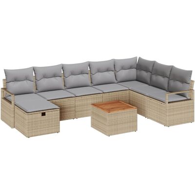vidaXL 9 Częściowy Zestaw Sof Ogrodowych z Poduszkami Beżowy Poly Rattan, vidaXL 2-osobowa Sofa Ogrodowa z Przechowywaniem i Poduszkami Beżowy Poly .. vidaXL 9 Częściowy Zestaw Sof Ogrodowych z Poduszkami Beżowy Poly Rattan, vidaXL 2-osobowa Sofa Ogrodowa z Przechowywaniem i Poduszkami Beżowy Poly ..