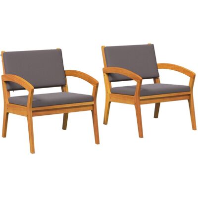 vidaXL Antracytowa Sofa Ogrodowa - Meble Ogrodowe vidaXL Antracytowa Sofa Ogrodowa - Meble Ogrodowe