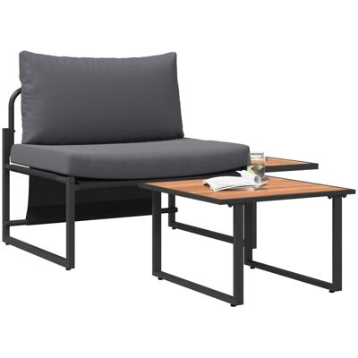 vidaXL Modułowe zewnętrzne siedzenie w kolorze antracytowym - Outdoor Seating vidaXL Modułowe zewnętrzne siedzenie w kolorze antracytowym - Outdoor Seating