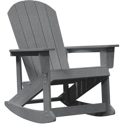 Vidaxl Fotel Bujany Adirondack Jasnoszary 73.5x92x90 Cm Hdpe Vidaxl Fotel Bujany Adirondack Jasnoszary 73.5x92x90 Cm Hdpe
