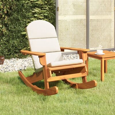 Fotel bujany Adirondack Maisonchic z poduszkami - Meble ogrodowe Fotel bujany Adirondack Maisonchic z poduszkami - Meble ogrodowe