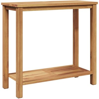 vidaXL Konsola Brązowy 85 x 35 x 75 cm Lite drewno tekowe vidaXL Konsola Brązowy 85 x 35 x 75 cm Lite drewno tekowe
