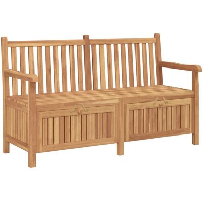vidaXL Ławka do ogrodu i przechowywania Brązowy 150 x 60 x 90 cm vidaXL Ławka do ogrodu i przechowywania Brązowy 150 x 60 x 90 cm