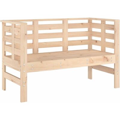 vidaXL Ławka ogrodowa z naturalnego sosny 111,5x53x71 cm - Ławka ogrodowa vidaXL Ławka ogrodowa z naturalnego sosny 111,5x53x71 cm - Ławka ogrodowa