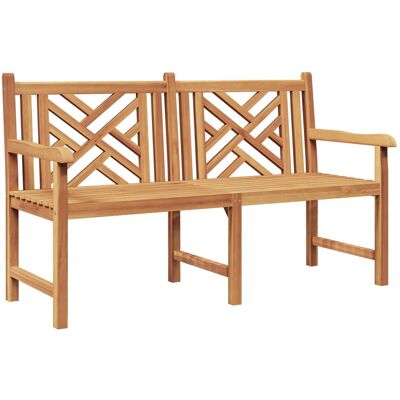 vidaXL Ławka ogrodowa Brązowy 150 x 60 x 90 cm Lite drewno tekowe vidaXL Ławka ogrodowa Brązowy 150 x 60 x 90 cm Lite drewno tekowe