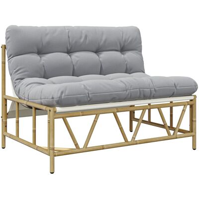 vidaXL Ławka ogrodowa z poduszką 110x80x71 cm Stal vidaXL Ławka ogrodowa z poduszką 110x80x71 cm Stal