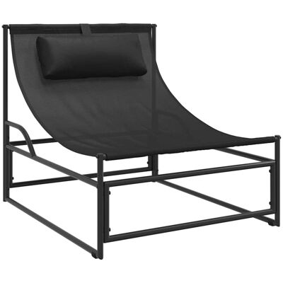 vidaXL Leżak ogrodowy antracytowy 87x74x73 cm stal i tkanina vidaXL Leżak ogrodowy antracytowy 87x74x73 cm stal i tkanina