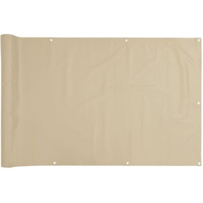 vidaXL Barierka balkonowa Beżowa - 75x600cm Prywatność i Osłona słoneczna vidaXL Barierka balkonowa Beżowa - 75x600cm Prywatność i Osłona słoneczna