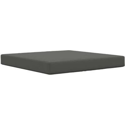 vidaXL Poduszka do sofy na zewnątrz Antracyt 80 x 80 x 8 cm Poliester vidaXL Poduszka do sofy na zewnątrz Antracyt 80 x 80 x 8 cm Poliester