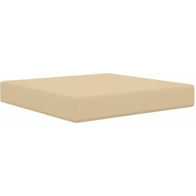 vidaXL Poduszka do sofy na zewnątrz Beżowy 60 x 60 x 8 cm Poliester vidaXL Poduszka do sofy na zewnątrz Beżowy 60 x 60 x 8 cm Poliester