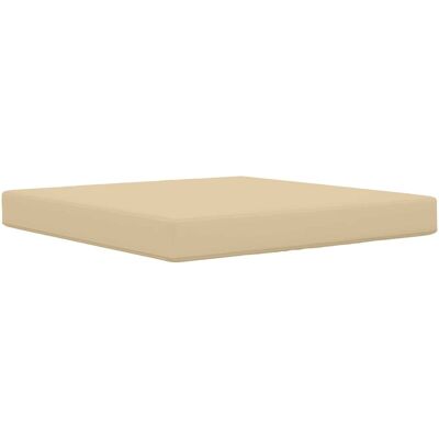 vidaXL Poduszka do sofy na zewnątrz Beżowy 80 x 80 x 8 cm Poliester vidaXL Poduszka do sofy na zewnątrz Beżowy 80 x 80 x 8 cm Poliester