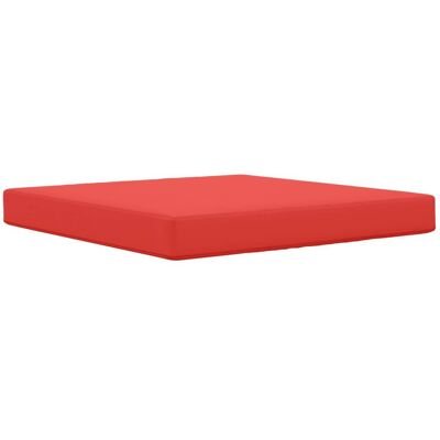 vidaXL Poduszka do sofy na zewnątrz Czerwony 80 x 80 x 8 cm Poliester vidaXL Poduszka do sofy na zewnątrz Czerwony 80 x 80 x 8 cm Poliester