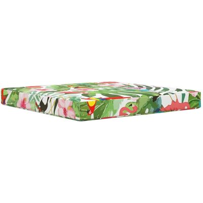 vidaXL Poduszka do sofy na zewnątrz kolorowy 80 x 80 x 8 cm Poliester vidaXL Poduszka do sofy na zewnątrz kolorowy 80 x 80 x 8 cm Poliester