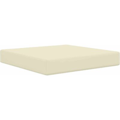 vidaXL Poduszka do sofy na zewnątrz Kremowy 60 x 60 x 8 cm Poliester vidaXL Poduszka do sofy na zewnątrz Kremowy 60 x 60 x 8 cm Poliester