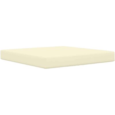 vidaXL Poduszka do sofy na zewnątrz Kremowy 80 x 80 x 8 cm Poliester vidaXL Poduszka do sofy na zewnątrz Kremowy 80 x 80 x 8 cm Poliester
