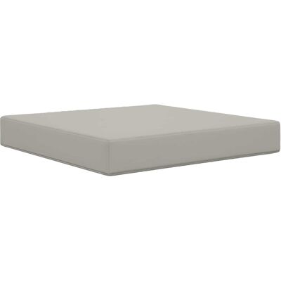 vidaXL Poduszka do sofy na zewnątrz Szary 60 x 60 x 8 cm Poliester vidaXL Poduszka do sofy na zewnątrz Szary 60 x 60 x 8 cm Poliester