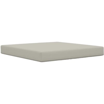 vidaXL Poduszka do sofy na zewnątrz Szary 80 x 80 x 8 cm Poliester vidaXL Poduszka do sofy na zewnątrz Szary 80 x 80 x 8 cm Poliester