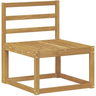 vidaXL Środkowa sofa ogrodowa Lite Drewno Akacji Biały 59 x 63 x 73 cm vidaXL Środkowa sofa ogrodowa Lite Drewno Akacji Biały 59 x 63 x 73 cm