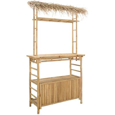 vidaXL Stół barowy na zewnątrz Naturalny 110 x 50 x 209 cm Bambus vidaXL Stół barowy na zewnątrz Naturalny 110 x 50 x 209 cm Bambus
