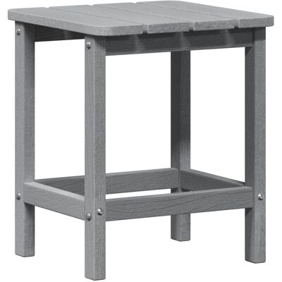 vidaXL Stół boczny Adirondack Jasnoszary 38x38x45 cm HDPE vidaXL Stół boczny Adirondack Jasnoszary 38x38x45 cm HDPE