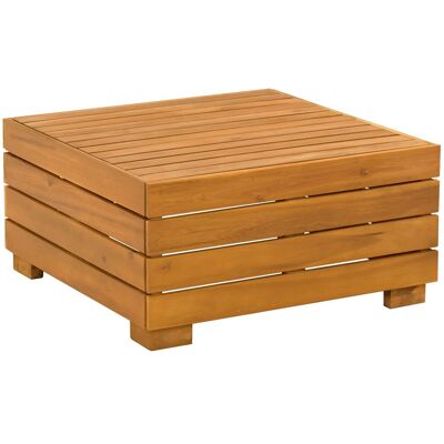 vidaXL Stół Ogrodowy Lite Drewno Akacji Brązowy 60 x 60 x 30 cm vidaXL Stół Ogrodowy Lite Drewno Akacji Brązowy 60 x 60 x 30 cm