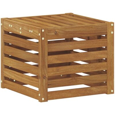 vidaXL Stołek Ławka na Zewnątrz Naturalny 43 x 43 x 37 cm vidaXL Stołek Ławka na Zewnątrz Naturalny 43 x 43 x 37 cm