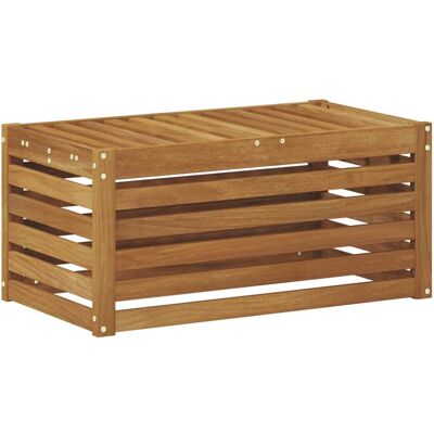 vidaXL Stołek Ławka na Zewnątrz Naturalny 79 x 43 x 37 cm vidaXL Stołek Ławka na Zewnątrz Naturalny 79 x 43 x 37 cm