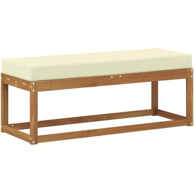 vidaXL Stoolbench na zewnątrz Naturalny i Kremowy 115 x 43 x 45 cm vidaXL Stoolbench na zewnątrz Naturalny i Kremowy 115 x 43 x 45 cm