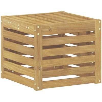 vidaXL Zestaw sof na zewnątrz Biały 35 x 38 x 37 cm Lite Drewno Akacji vidaXL Zestaw sof na zewnątrz Biały 35 x 38 x 37 cm Lite Drewno Akacji