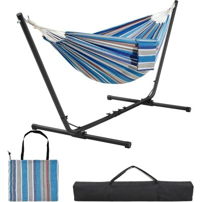 Inny producent Yaheetech Hamak Ze Stelażem, Regulowany Podwójny Hamak 294/304/314 Cm, Ze Stabilną Ramą, Obciążenie Do 205 Kg Inny producent Yaheetech Hamak Ze Stelażem, Regulowany Podwójny Hamak 294/304/314 Cm, Ze Stabilną Ramą, Obciążenie Do 205 Kg