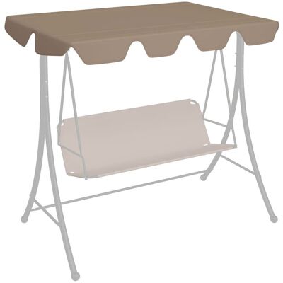 VMP Zadaszenie do huśtawki ogrodowej, taupe, 188/168x145/110 cm VMP Zadaszenie do huśtawki ogrodowej, taupe, 188/168x145/110 cm