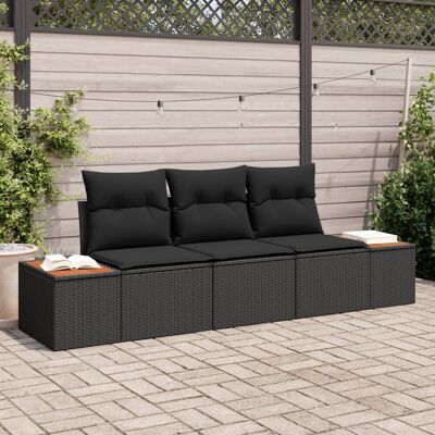 vidaXL Zestaw 3-częściowy Sofa Ogrodowa z Poduszkami Czar vidaXL Zestaw 3-częściowy Sofa Ogrodowa z Poduszkami Czar