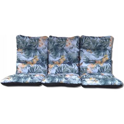 Odol-Plusz Zestaw 3x Poduszka Ogrodowa 150 cm na Ławkę Huśtawkę Wodoodoodporne PREMIUM Kwiaty Odol-Plusz Zestaw 3x Poduszka Ogrodowa 150 cm na Ławkę Huśtawkę Wodoodoodporne PREMIUM Kwiaty