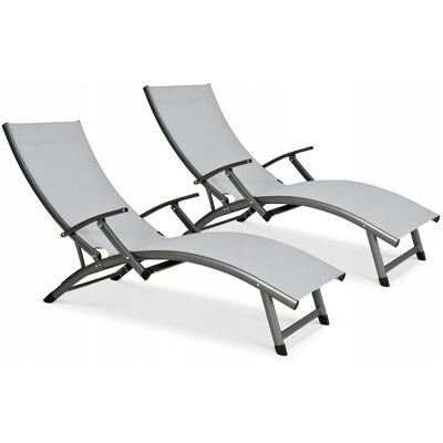 Focus Garden Zestaw Leżaków Leżak Ogrodowy Plażowy Składany RELAX na Basen wygodny 2 szt Focus Garden Zestaw Leżaków Leżak Ogrodowy Plażowy Składany RELAX na Basen wygodny 2 szt