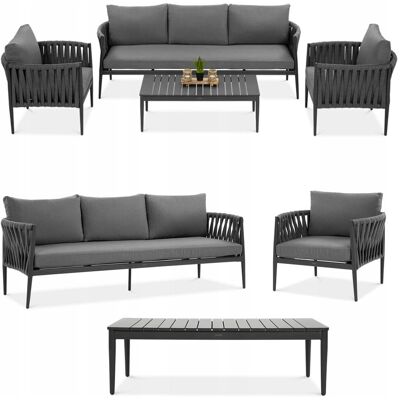 Focus Garden Zestaw Mebli Ogrodowych Wypoczynkowych MONZA Caffe Sofa Stolik na Taras Focus Garden Zestaw Mebli Ogrodowych Wypoczynkowych MONZA Caffe Sofa Stolik na Taras