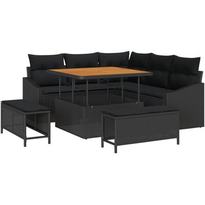 Zestaw sof ogrodowych vidaXL 8-częściowy z poduszkami Czarny Rattan PE Akacja, Sofa ogrodowa vidaXL 2-osobowa z poduszkami Czarny Rattan PE, Zestaw .. Zestaw sof ogrodowych vidaXL 8-częściowy z poduszkami Czarny Rattan PE Akacja, Sofa ogrodowa vidaXL 2-osobowa z poduszkami Czarny Rattan PE, Zestaw ..